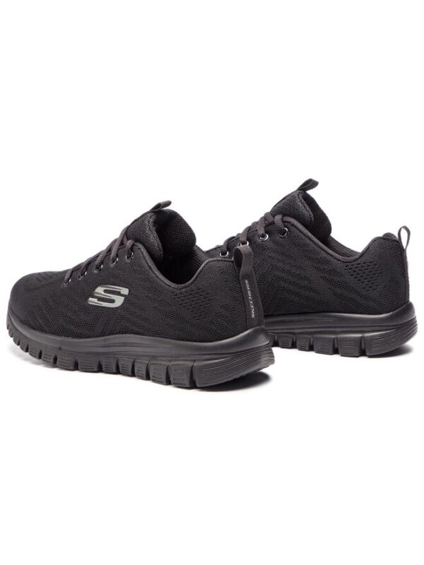 Skechers Get Connected 12615 BBK Scarpe Sneakers Donna Comfort Memory Foam