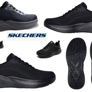 Skechers Vapor Exact 118250 BBK Scarpe Sneakers Uomo Memory Foam