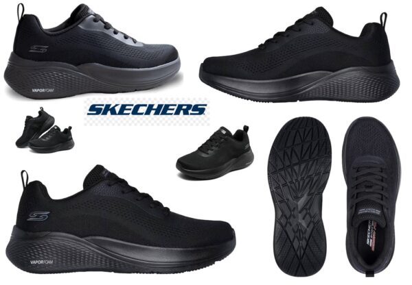 Skechers Vapor Exact 118250 BBK Scarpe Sneakers Uomo Memory Foam