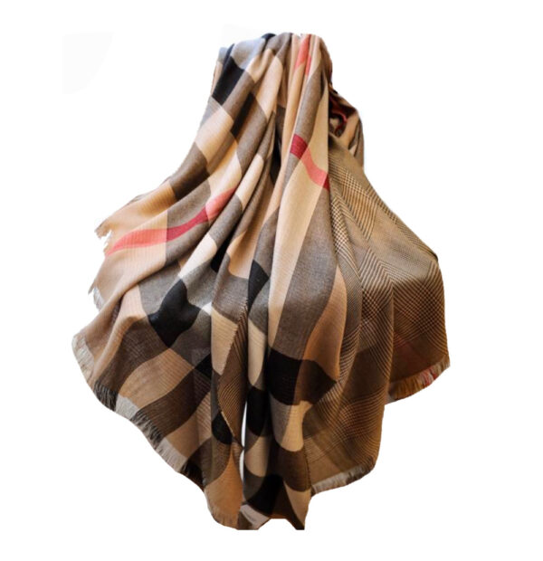 Burberry Sciarpa Pashmina in Cashmere Donna Bicolore 200×70 Special Price