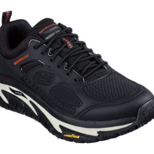 Skechers Recon 237333 BLK Scarpe Sneakers Uomo Memory Foam Fondo Gomma Good Year